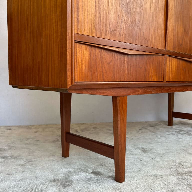 Danish Teak Highboard by E. W. Bach for Sejling Skabe