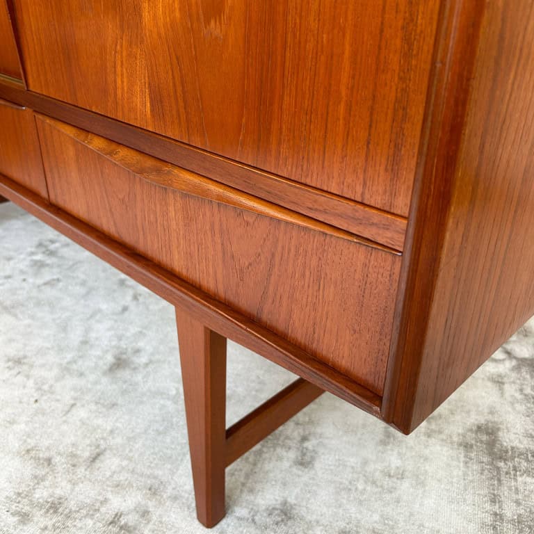 Danish Teak Highboard by E. W. Bach for Sejling Skabe