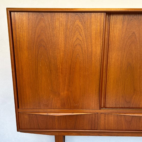 Danish Teak Highboard by E. W. Bach for Sejling Skabe