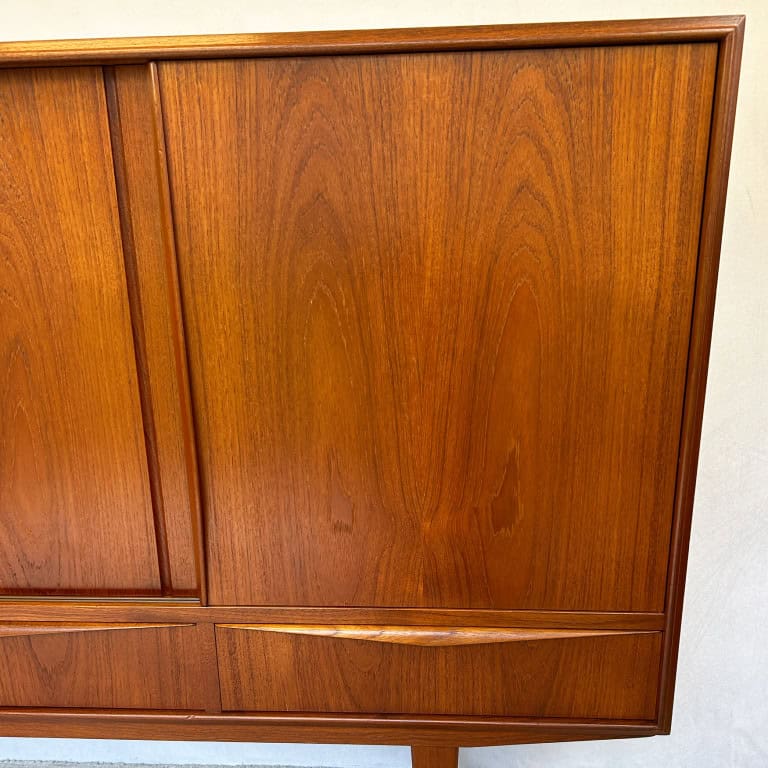Danish Teak Highboard by E. W. Bach for Sejling Skabe