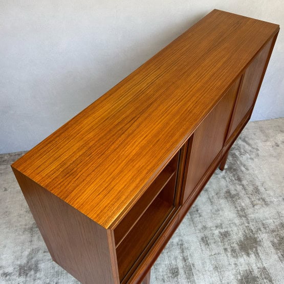 Danish Teak Highboard by E. W. Bach for Sejling Skabe