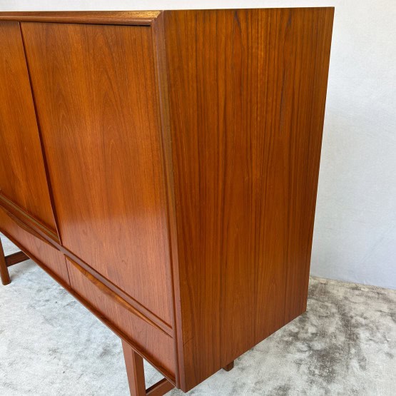 Danish Teak Highboard by E. W. Bach for Sejling Skabe