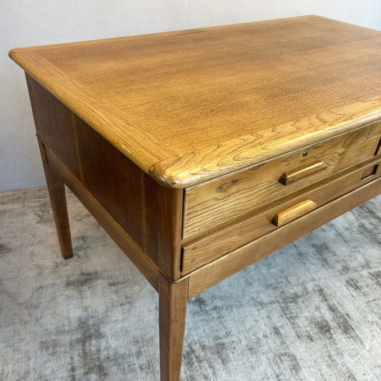 Mid Century Plan Chest / Architects Desk by Abbess