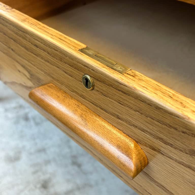 Mid Century Plan Chest / Architects Desk by Abbess