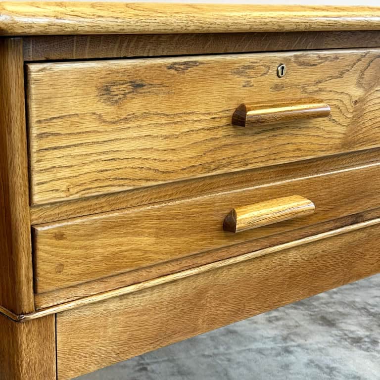 Mid Century Plan Chest / Architects Desk by Abbess