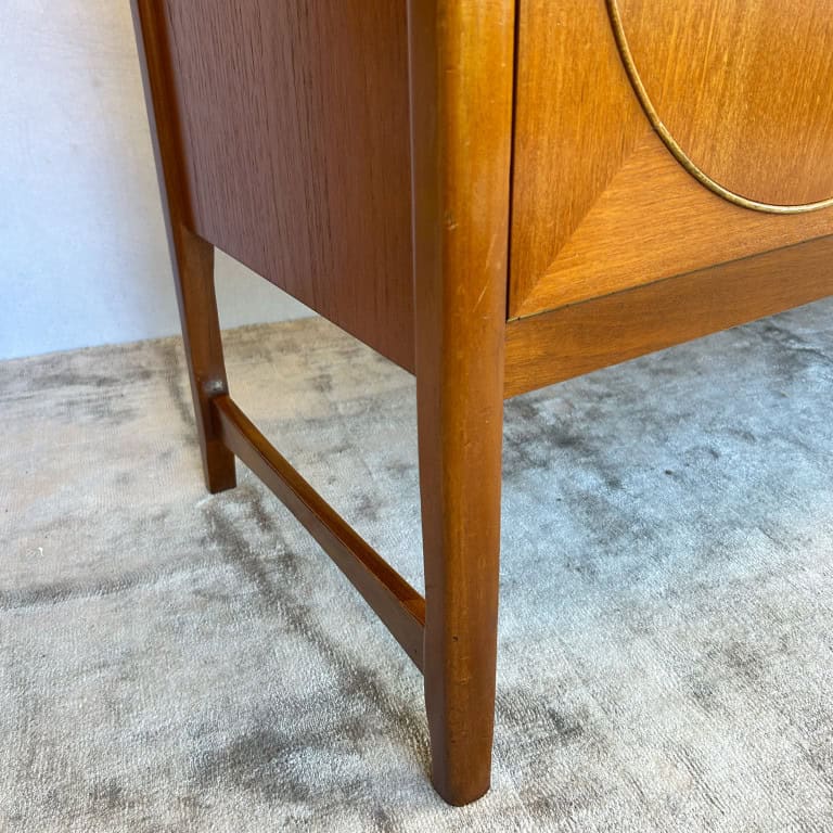 Mid Century Teak Nathan Circles Sideboard