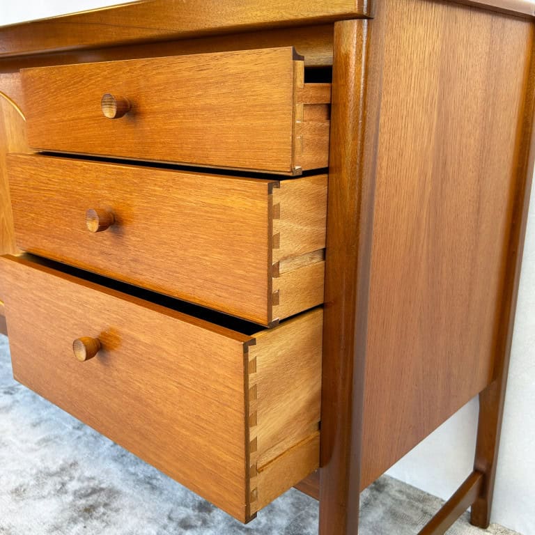 Mid Century Teak Nathan Circles Sideboard