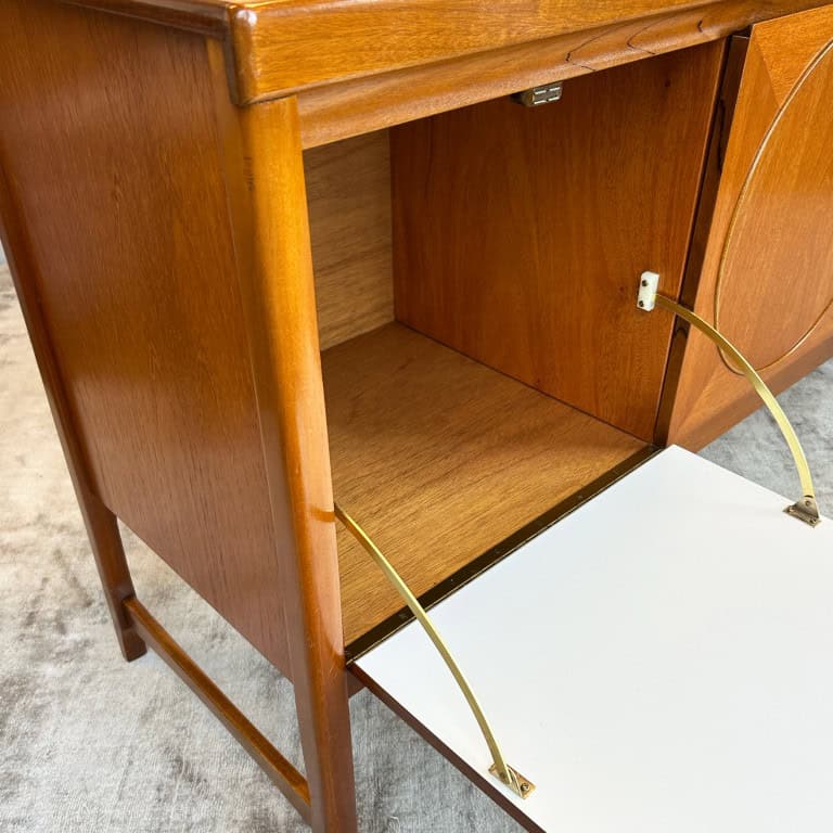 Mid Century Teak Nathan Circles Sideboard
