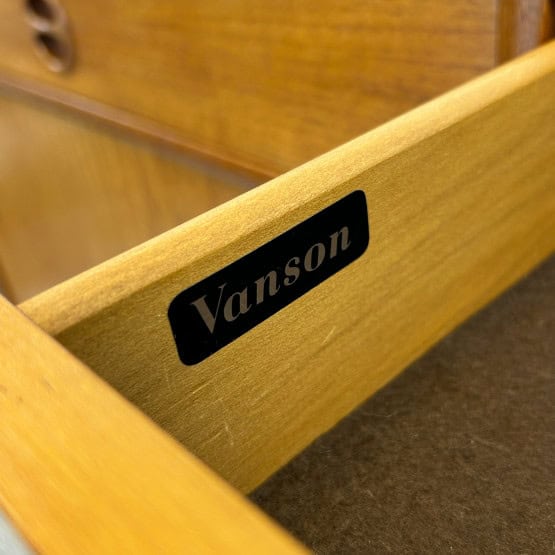 Mid Century Teak Sideboard by Vanson