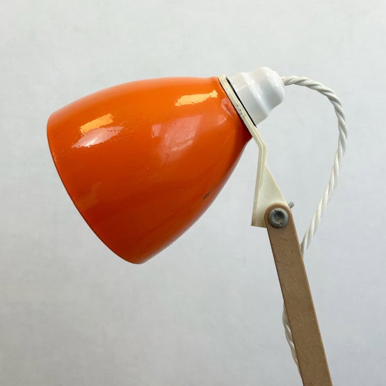 Terence Conran Orange Anglepoise Maclamp Desk Lamp for Habitat