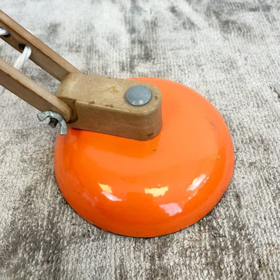 Terence Conran Orange Anglepoise Maclamp Desk Lamp for Habitat