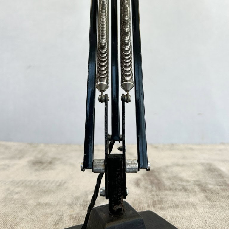 Vintage Herbert Terry No. 1209 Black Anglepoise Desk Lamp