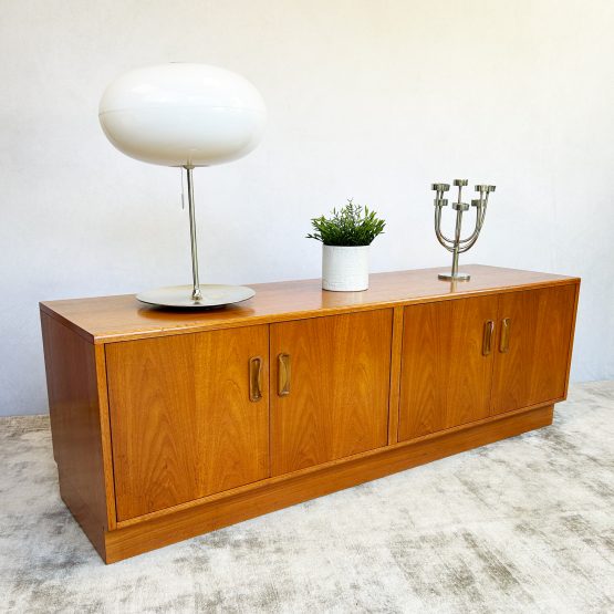 Mid Century G-Plan Fresco 4 Door Low Teak Sideboard