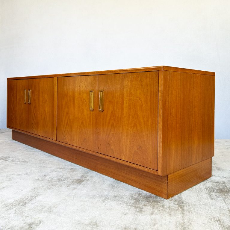 Mid Century G-Plan Fresco 4 Door Low Teak Sideboard