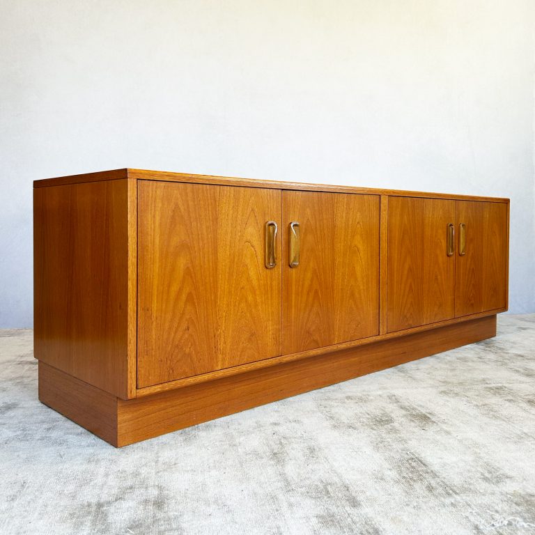 Mid Century G-Plan Fresco 4 Door Low Teak Sideboard