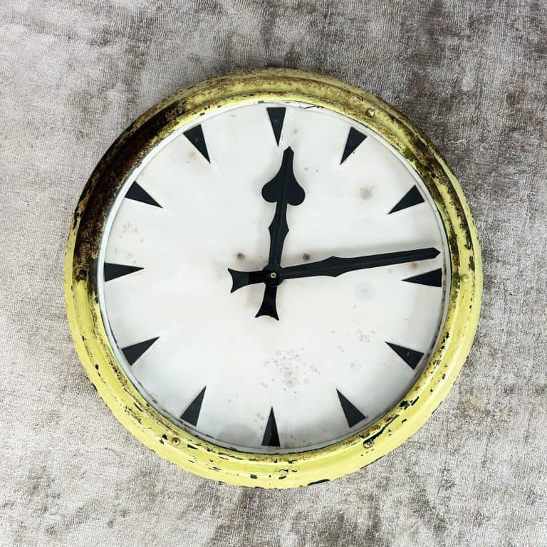 Large Vintage Factory or Station Clock
