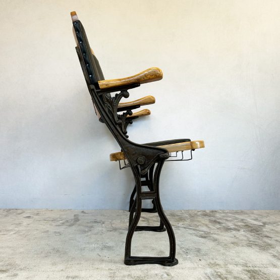 Pair of Vintage Cinema Seats Fully Restored