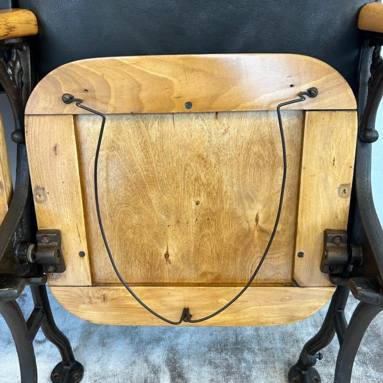 Pair of Vintage Cinema Seats Fully Restored