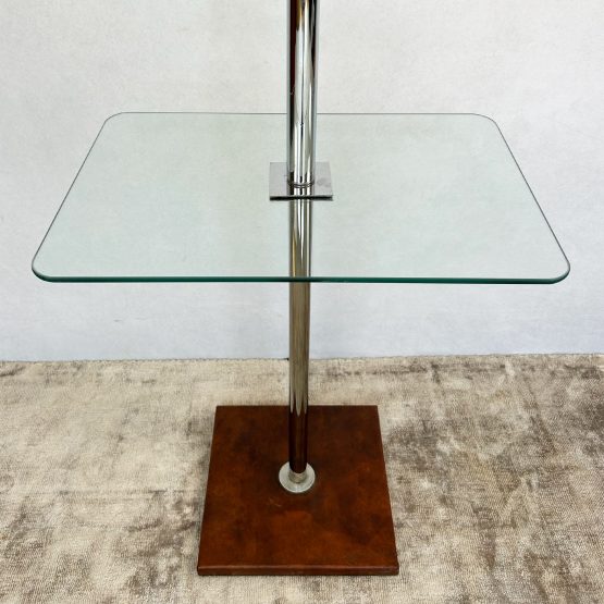Mid Century Chrome Floor Lamp by Koch & Lowy