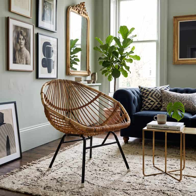 Mid Century Bamboo and Rattan Chair by Dirk Van Sliedrecht for Rohé Noordwolde