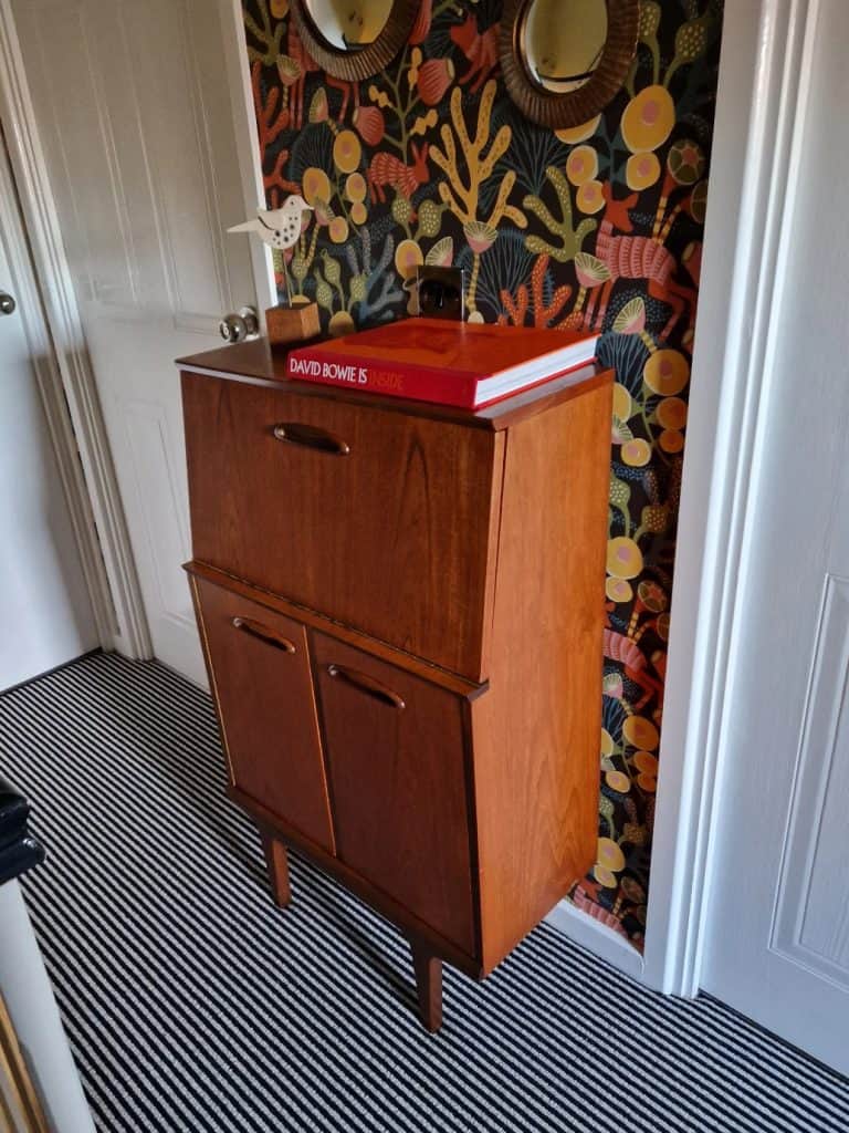 Mid Century Teak Drinks Cabinet