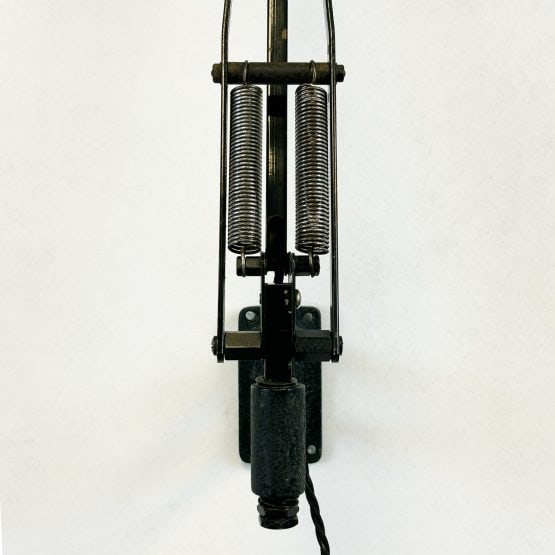 Vintage Herbert Terry 1209 Black Anglepoise Wall Lamp