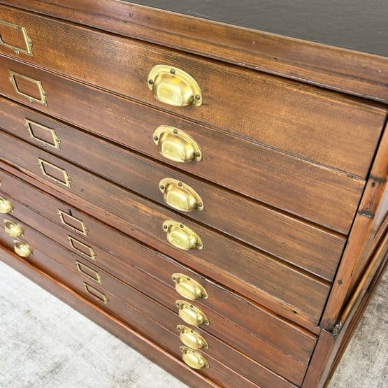 Vintage Plan Chest / Architects Drawers