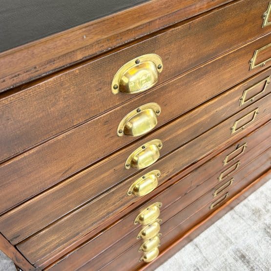 Vintage Plan Chest / Architects Drawers