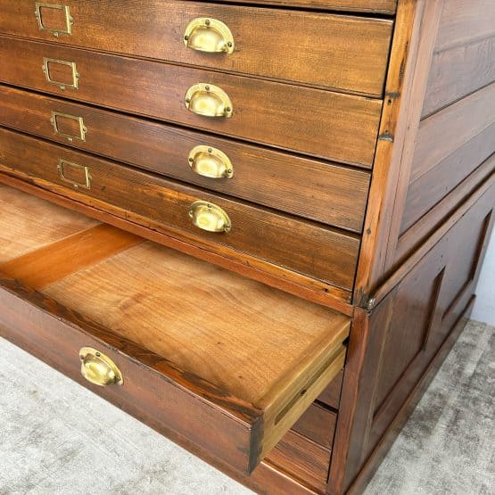 Vintage Plan Chest / Architects Drawers