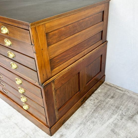 Vintage Plan Chest / Architects Drawers