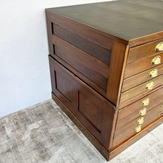 Vintage Plan Chest / Architects Drawers