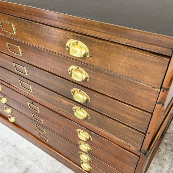 Vintage Plan Chest / Architects Drawers