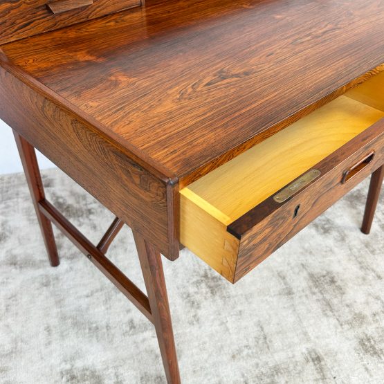 Mid Century Danish Teak Model 65 Desk by Arne Wahl Iversen
