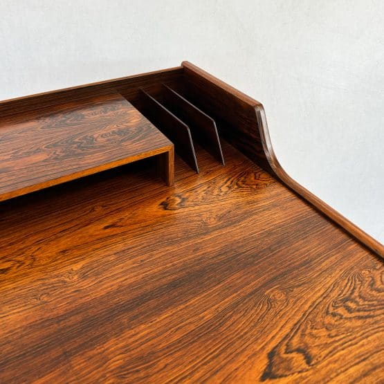Mid Century Danish Teak Model 65 Desk by Arne Wahl Iversen