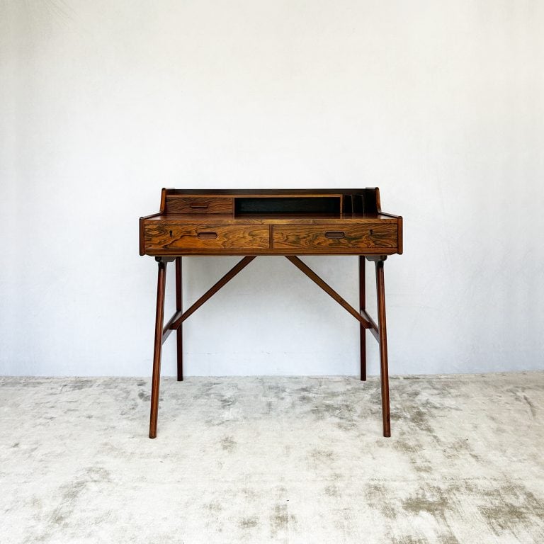 Mid Century Danish Teak Model 65 Desk by Arne Wahl Iversen