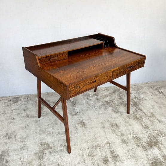 Mid Century Danish Teak Model 65 Desk by Arne Wahl Iversen