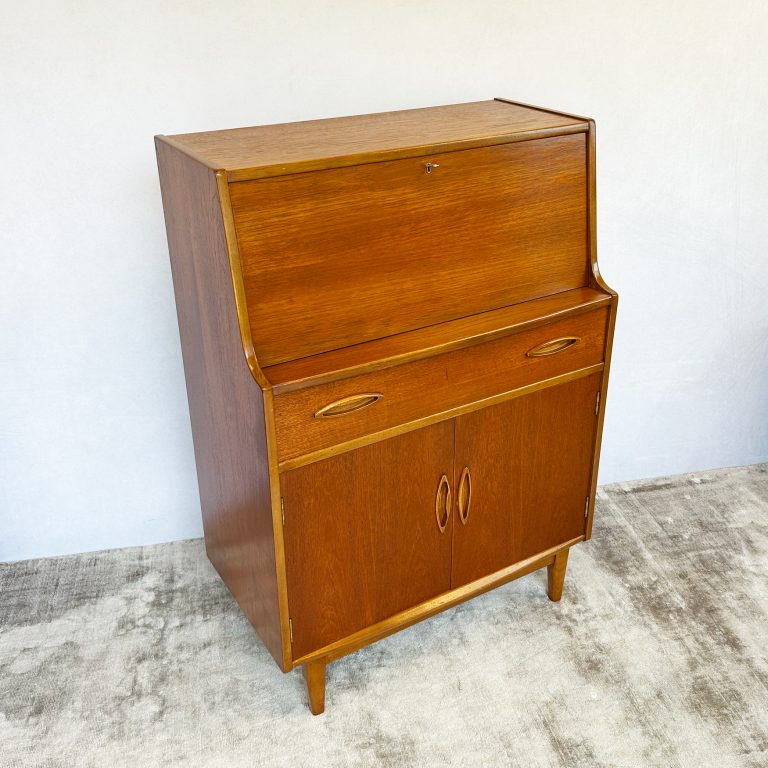 Mid Century Teak Desk / Bureau by Jentique