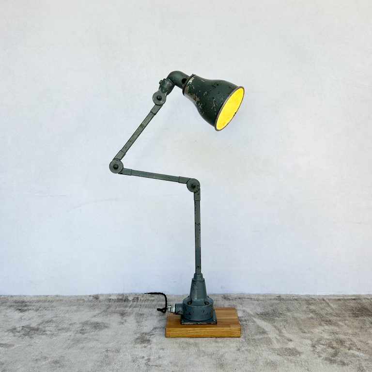 Vintage Industrial Machine Lamp by Invisaflex