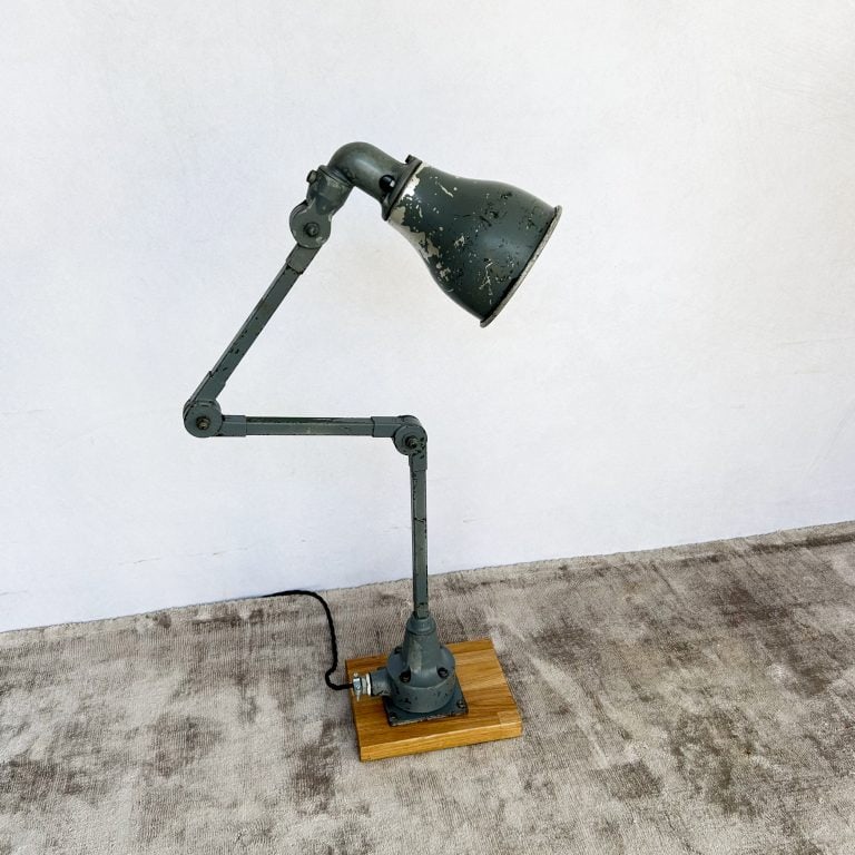 Vintage Industrial Machine Lamp by Invisaflex