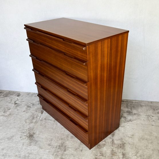 Mid Century 6 Drawer Chest of Drawers by Avalon