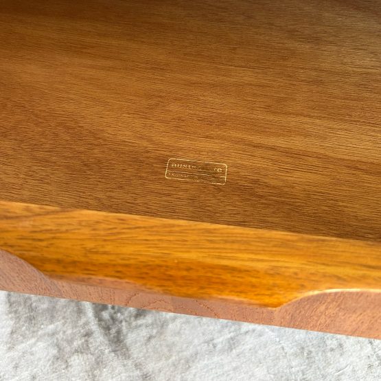 Mid Century Teak Chest of Four Drawers by Austinsuite