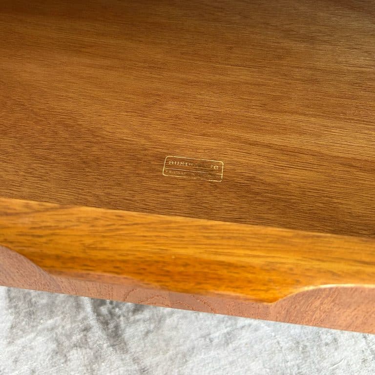 Mid Century Teak Chest of Four Drawers by Austinsuite
