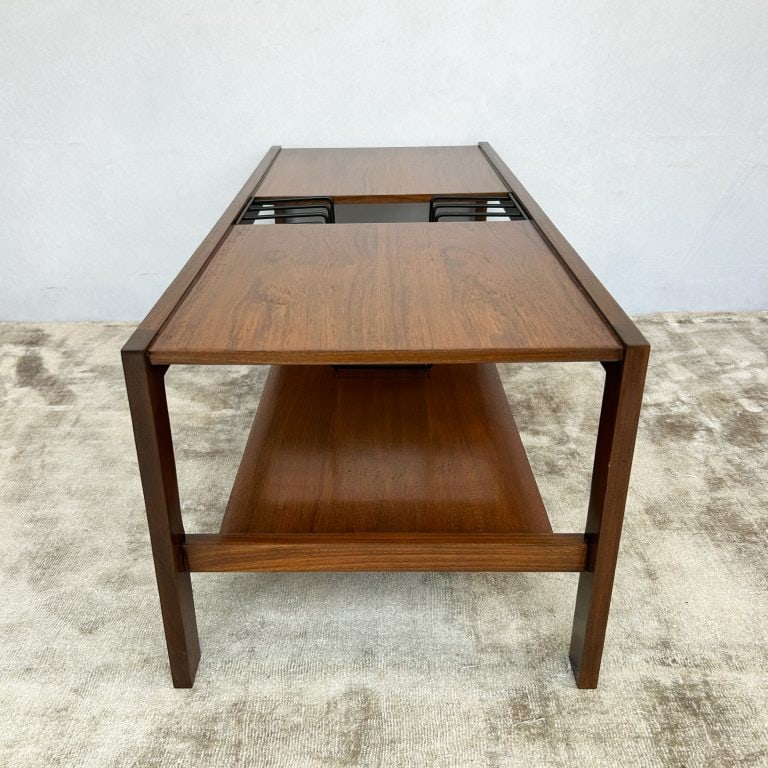 Mid Century Coffee Table with Vinyl Storage by Myer