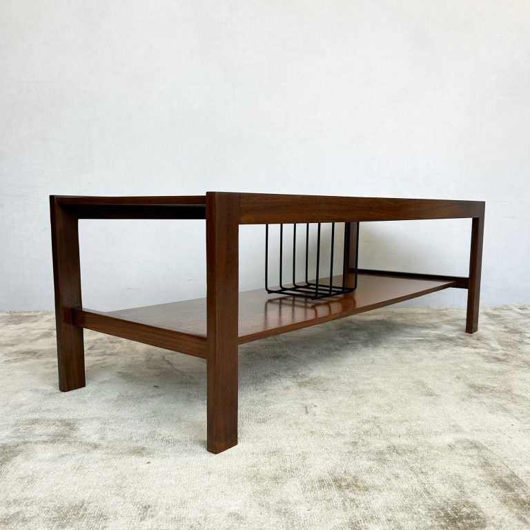 Mid Century Coffee Table with Vinyl Storage by Myer