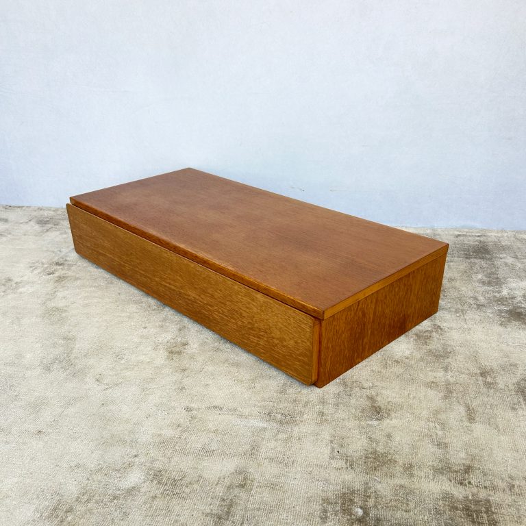 Mid Century Teak Floating Wall Cabinets By Beaver & Tapley