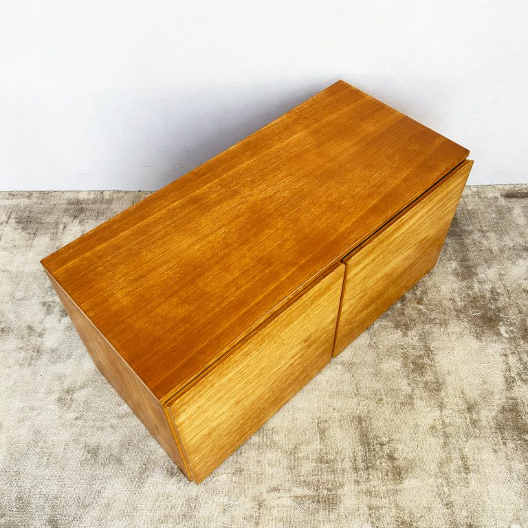 Mid Century Teak Floating Wall Cabinets By Beaver & Tapley