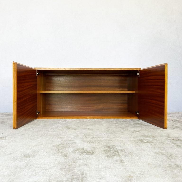 Mid Century Teak Floating Wall Cabinets By Beaver & Tapley