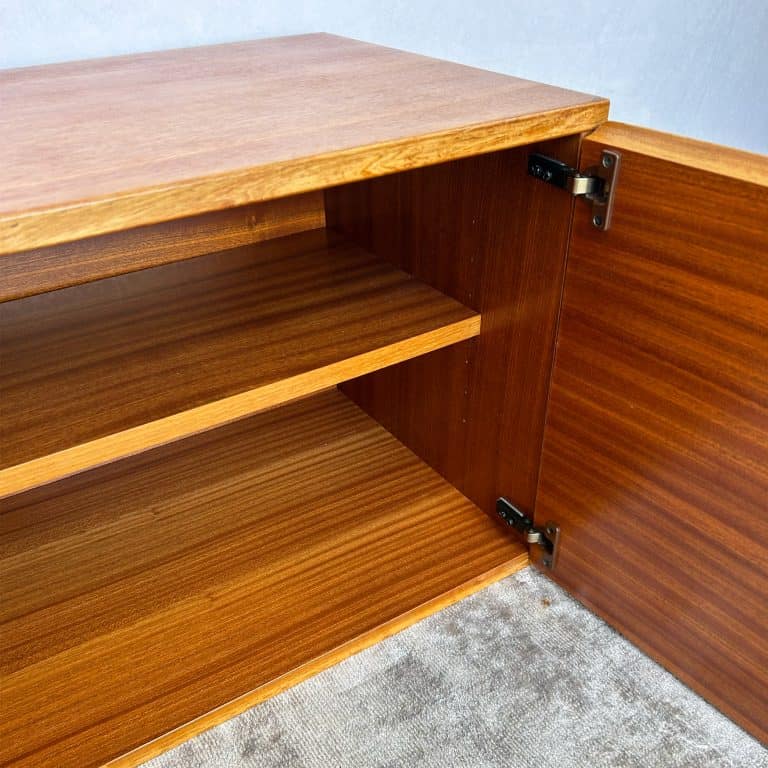 Mid Century Teak Floating Wall Cabinets By Beaver & Tapley