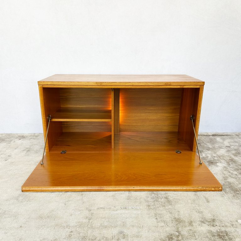 Mid Century Teak Floating Wall Cabinets By Beaver & Tapley