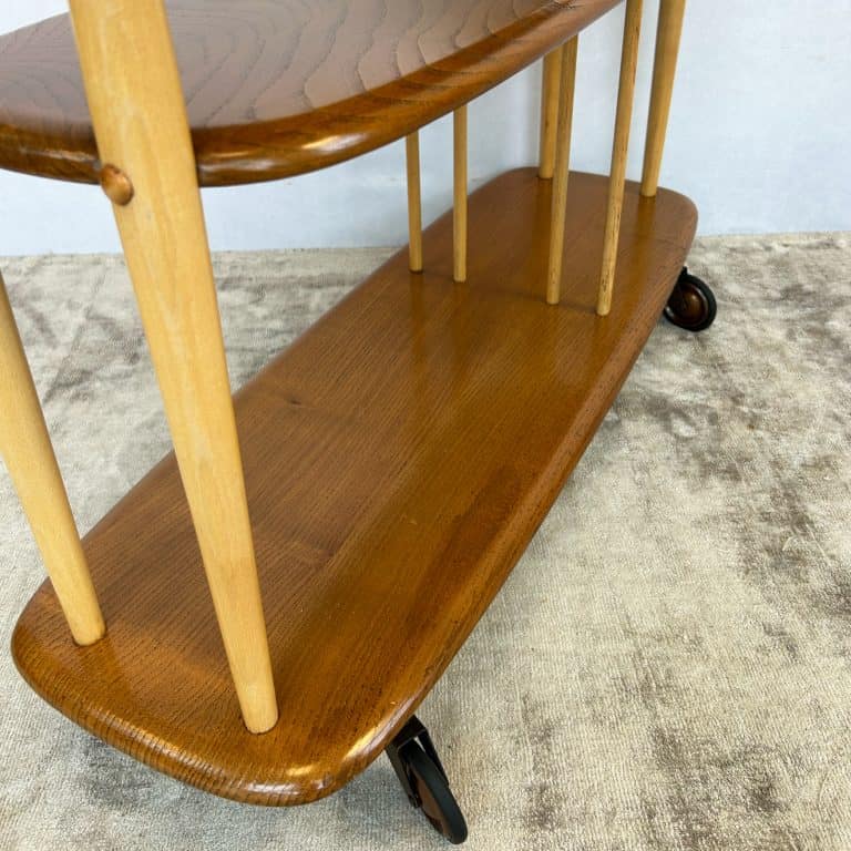 Mid Century Baby Giraffe Trolley Bookcase ‘Model 361’ by Ercol